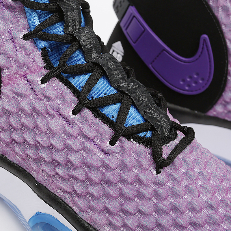 мужские фиолетовые баскетбольные кроссовки Nike Alphadunk BQ5401-900 - цена, описание, фото 3